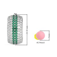 Pave Huggie Hoop Earrings