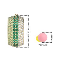 Pave Huggie Hoop Earrings