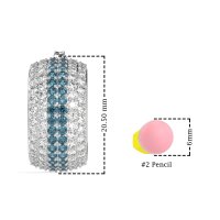 Pave Huggie Hoop Earrings