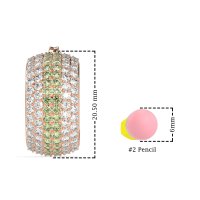 Pave Huggie Hoop Earrings