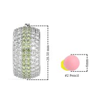 Pave Huggie Hoop Earrings