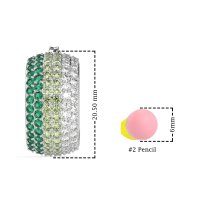 Pave Huggie Hoop Earrings