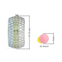 Pave Huggie Hoop Earrings