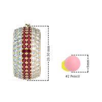Pave Huggie Hoop Earrings