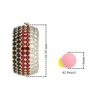 Pave Huggie Hoop Earrings