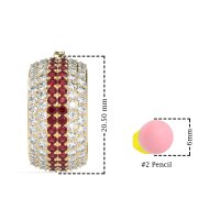 Pave Huggie Hoop Earrings