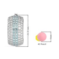 Pave Huggie Hoop Earrings