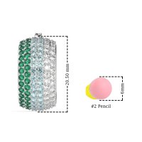 Pave Huggie Hoop Earrings