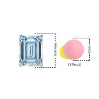Emerald Cut Stud Earrings