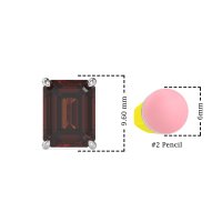 Emerald Cut Stud Earrings