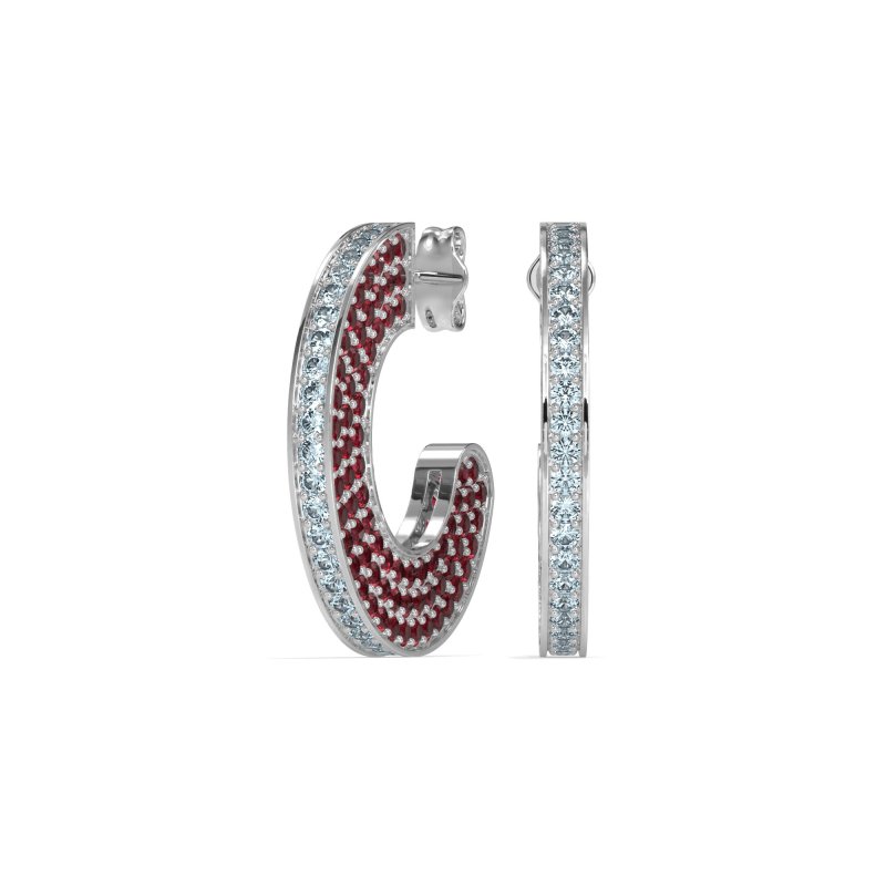 Multi-Row Open Hoop Fashion Earrings