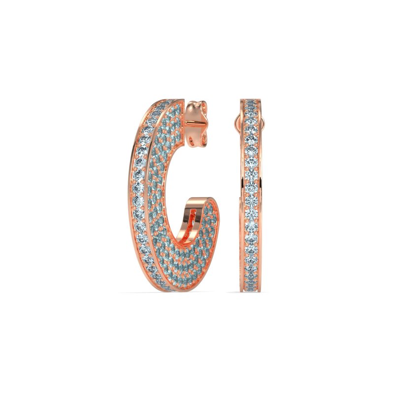 Multi-Row Open Hoop Fashion Earrings