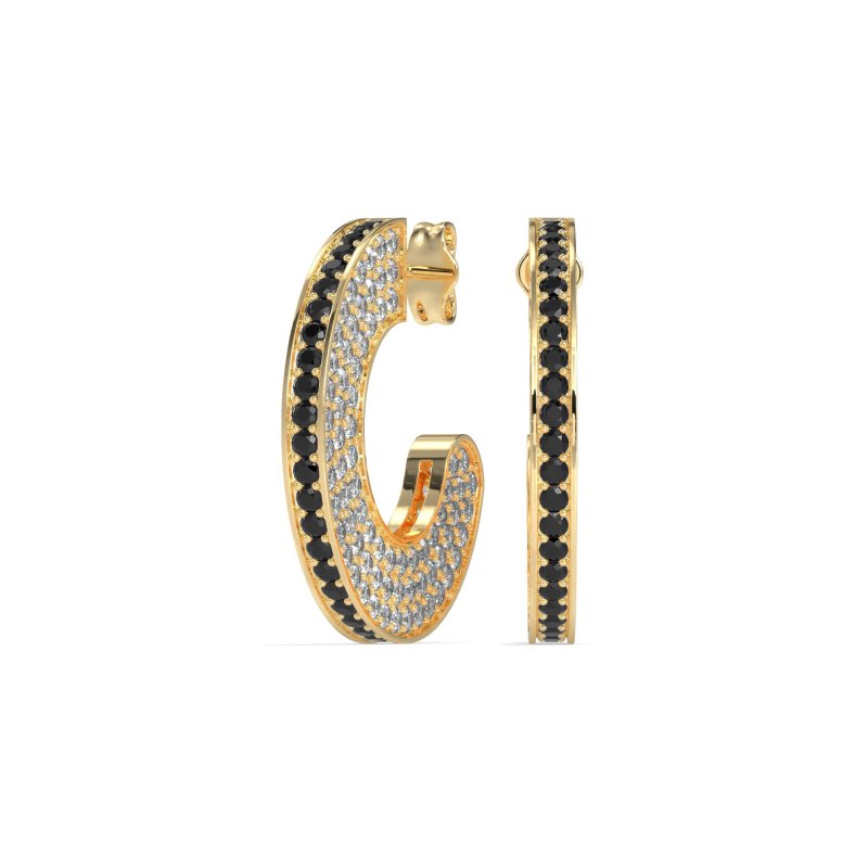 Multi-Row Open Hoop Fashion Earrings