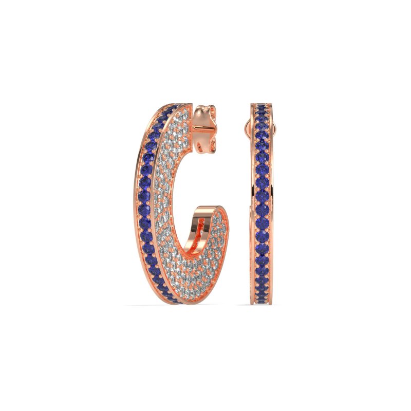 Multi-Row Open Hoop Fashion Earrings