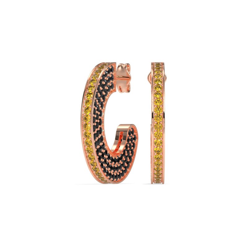 Multi-Row Open Hoop Fashion Earrings