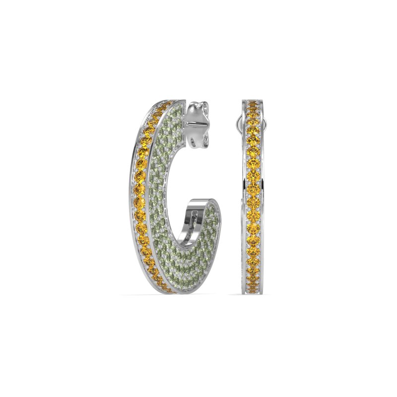 Multi-Row Open Hoop Fashion Earrings