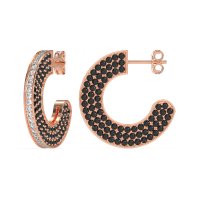 Multi-Row Open Hoop Fashion Earrings