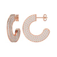Multi-Row Open Hoop Fashion Earrings