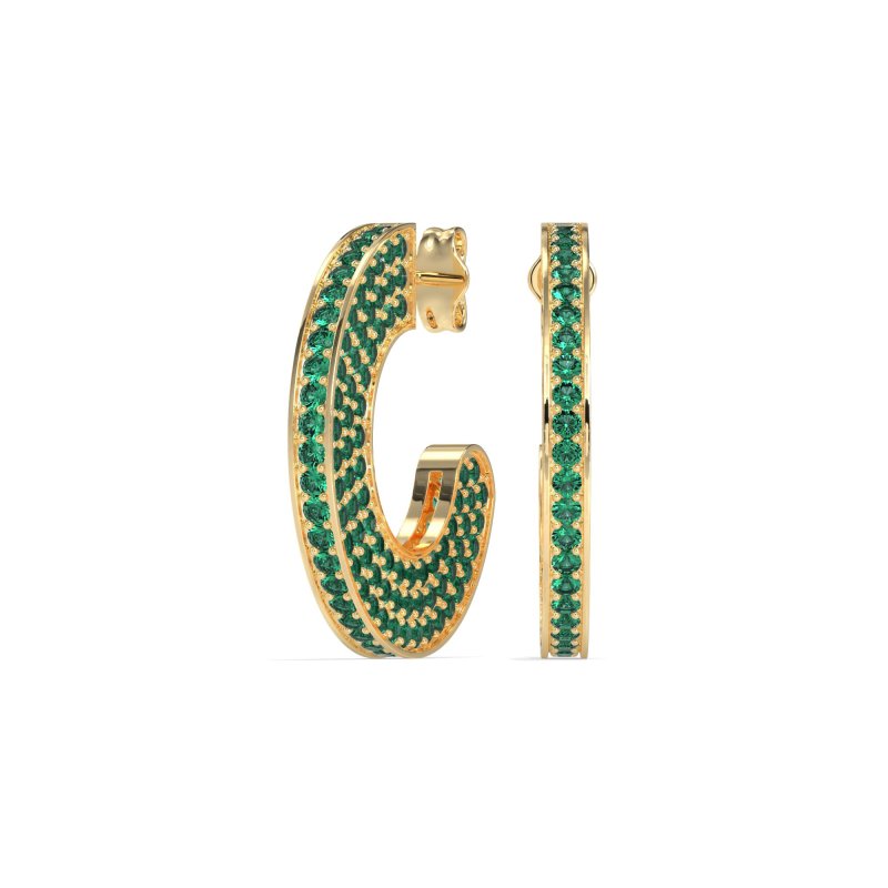 Multi-Row Open Hoop Fashion Earrings