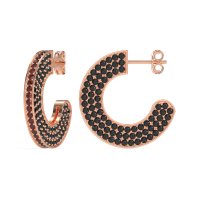 Multi-Row Open Hoop Fashion Earrings