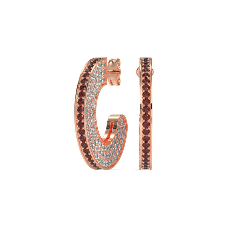 Multi-Row Open Hoop Fashion Earrings