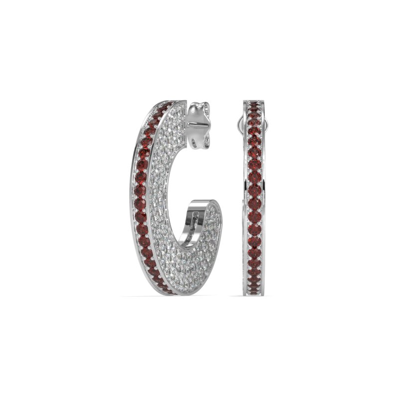 Multi-Row Open Hoop Fashion Earrings