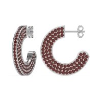 Multi-Row Open Hoop Fashion Earrings