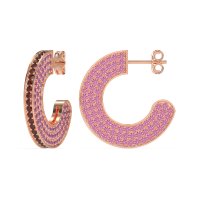 Multi-Row Open Hoop Fashion Earrings