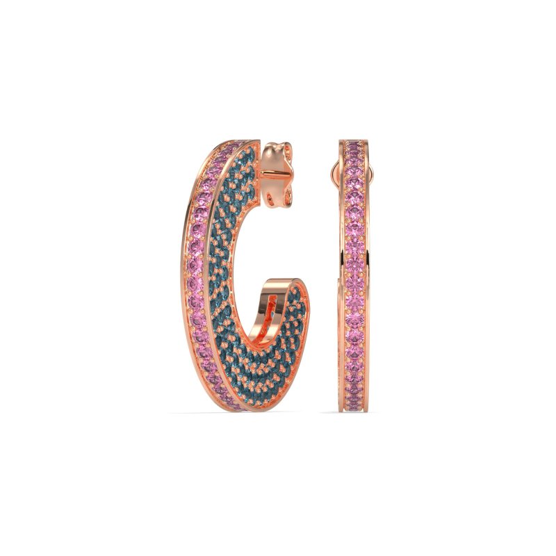 Multi-Row Open Hoop Fashion Earrings