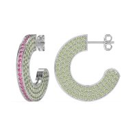 Multi-Row Open Hoop Fashion Earrings