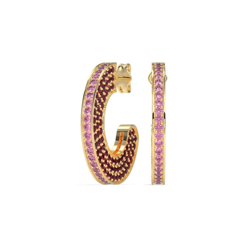 Multi-Row Open Hoop Fashion Earrings