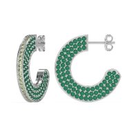 Multi-Row Open Hoop Fashion Earrings