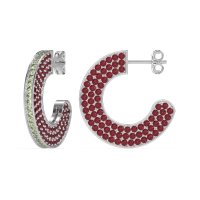 Multi-Row Open Hoop Fashion Earrings