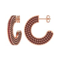 Multi-Row Open Hoop Fashion Earrings