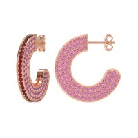 Multi-Row Open Hoop Fashion Earrings