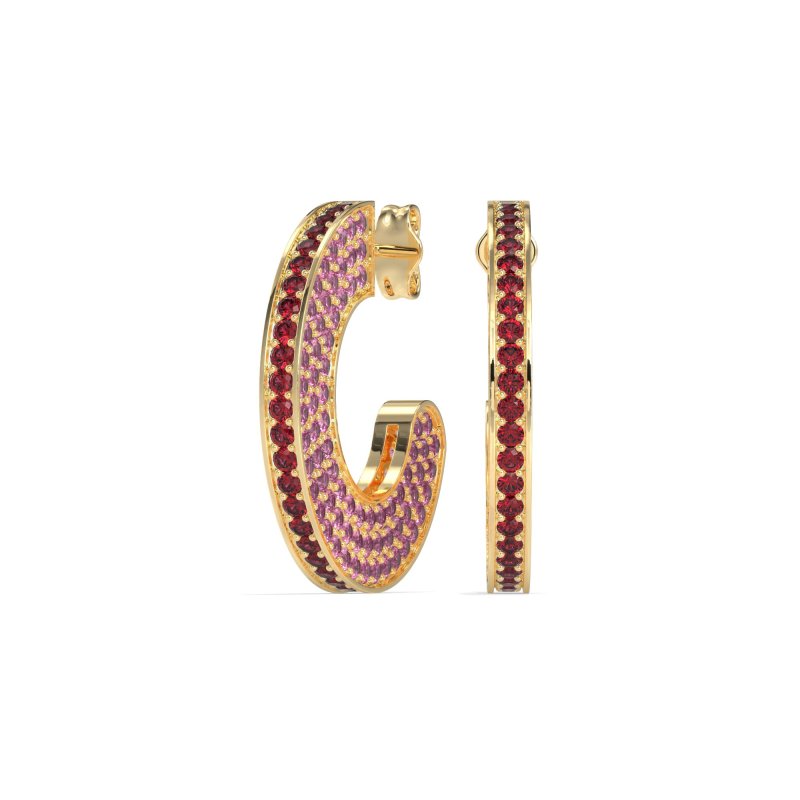 Multi-Row Open Hoop Fashion Earrings