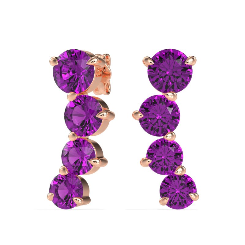 Ear Crawler Graduated Earrings