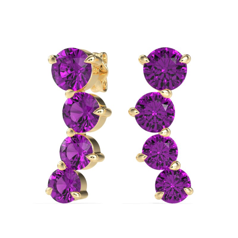 Ear Crawler Graduated Earrings