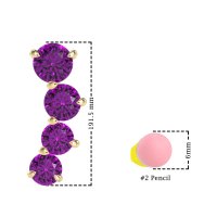 Ear Crawler Graduated Earrings