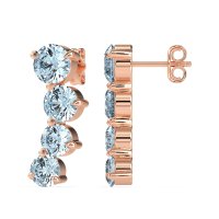 Ear Crawler Graduated Earrings