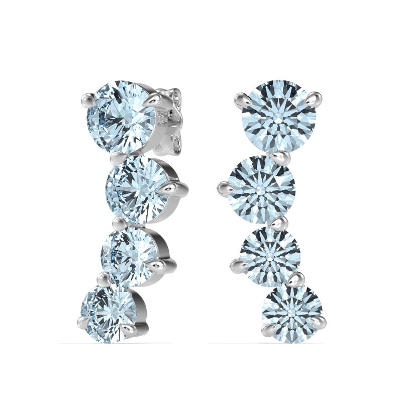 Ear Crawler Graduated Earrings
