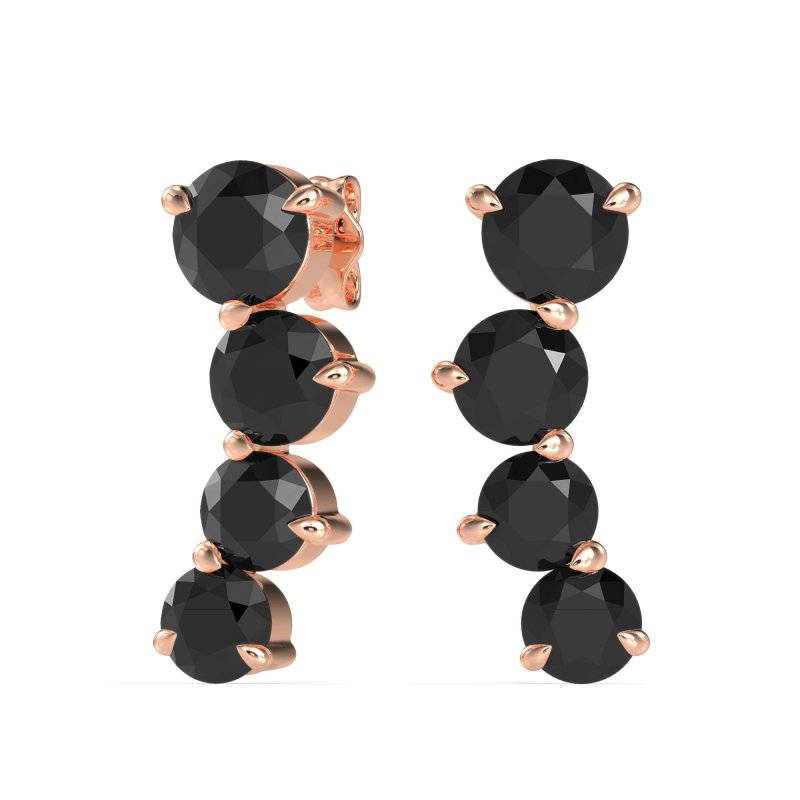 Ear Crawler Graduated Earrings