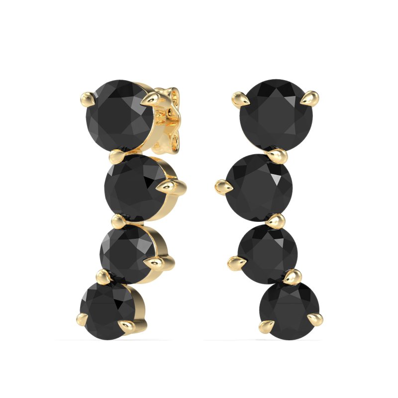 Ear Crawler Graduated Earrings