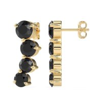 Ear Crawler Graduated Earrings