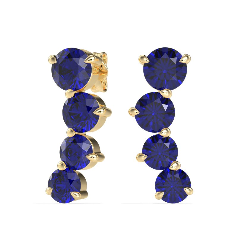 Ear Crawler Graduated Earrings