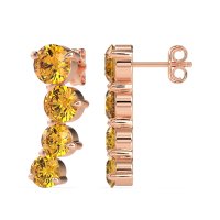 Ear Crawler Graduated Earrings