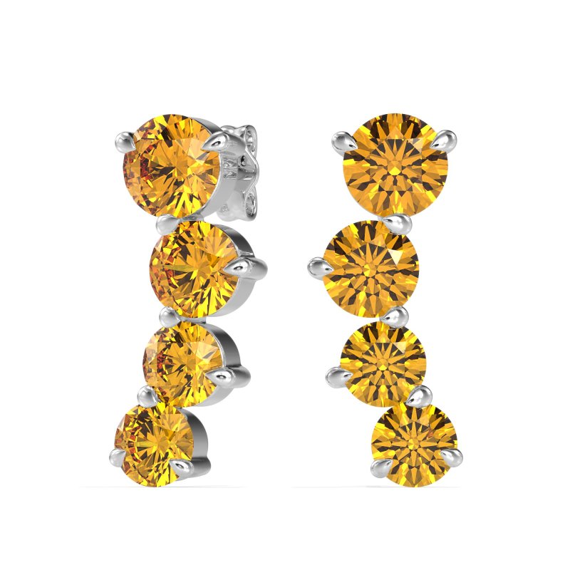 Ear Crawler Graduated Earrings