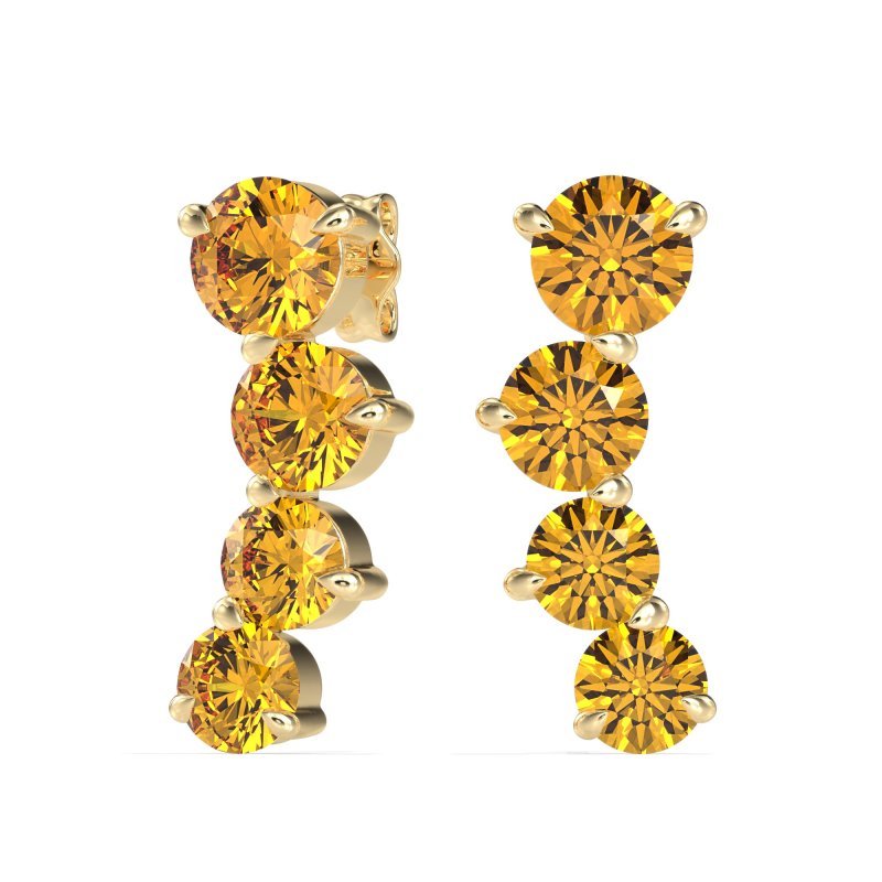 Ear Crawler Graduated Earrings