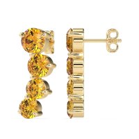Ear Crawler Graduated Earrings
