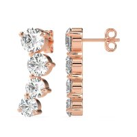 Ear Crawler Graduated Earrings